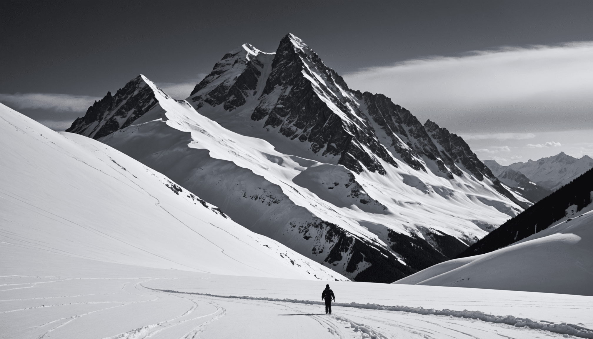 découvrez 'l'immense espace blanc : le versant noir de la montagne', un récit captivant qui explore les mystères des paysages enneigés et les contrastes saisissants entre lumière et ombre. plongez dans une aventure inédite où la beauté de la nature se révèle sous un angle nouveau.