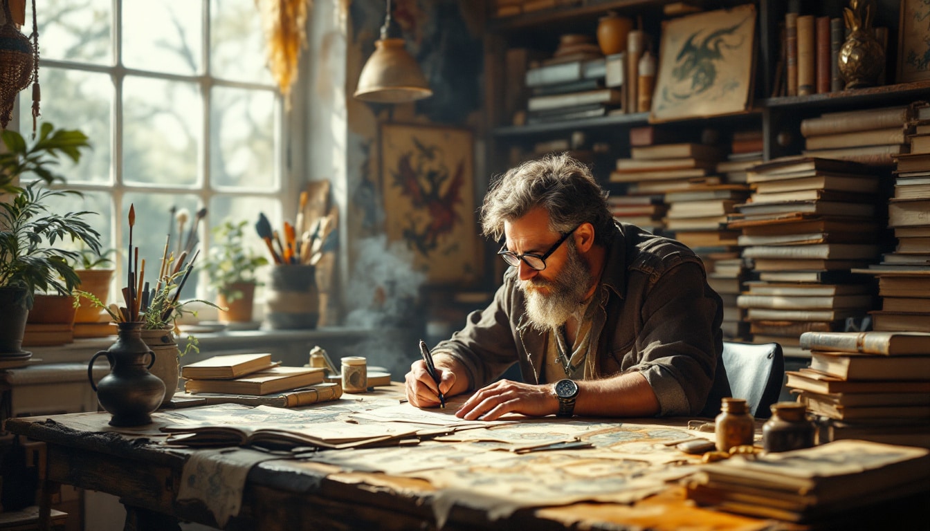 découvrez l'univers fascinant de la création littéraire avec s.a. klopfenstein, diplômé de bhsu et auteur de la célèbre saga 'shadow watch'. plongez dans son parcours inspirant et ses conseils précieux sur la fantasy et le lit rpg.