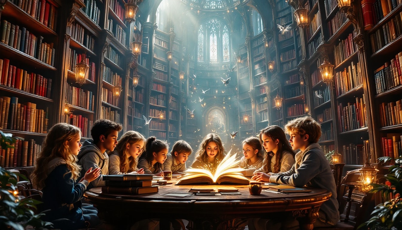 découvrez une sélection captivante de romans fantastiques épiques, spécialement conçus pour enchanter les jeunes lecteurs. plongez dans des univers magiques, des aventures palpitantes et des personnages inoubliables qui stimuleront leur imagination et leur amour de la lecture.