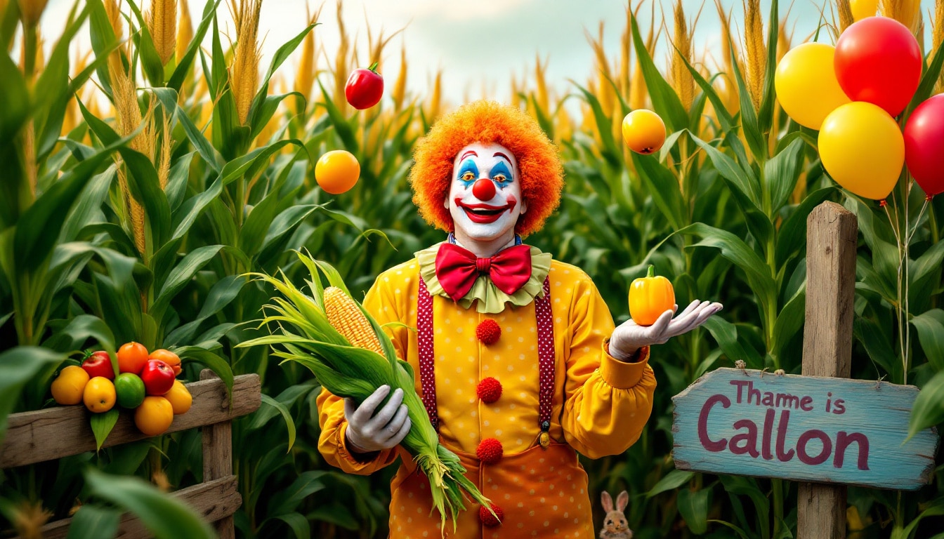 découvrez l'histoire intrigante d'un clown égaré dans un champ de maïs, où chaque couverture révèle une surprise inattendue. plongez dans cette aventure fantastique mêlant mystère et humour qui captivera petits et grands.