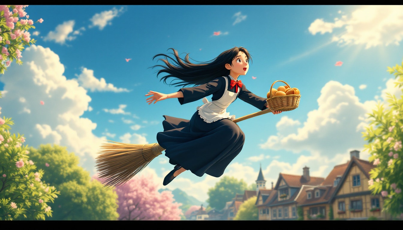 découvrez le retour tant attendu de kiki et son service de livraison dans le monde enchanteur de studio ghibli. revivez les aventures palpitantes de la jeune sorcière et de son adorable chat dans une nouvelle présentation cinématographique qui émerveillera petits et grands.